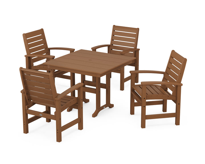 POLYWOOD® Signature 5-Piece Farmhouse Dining Set