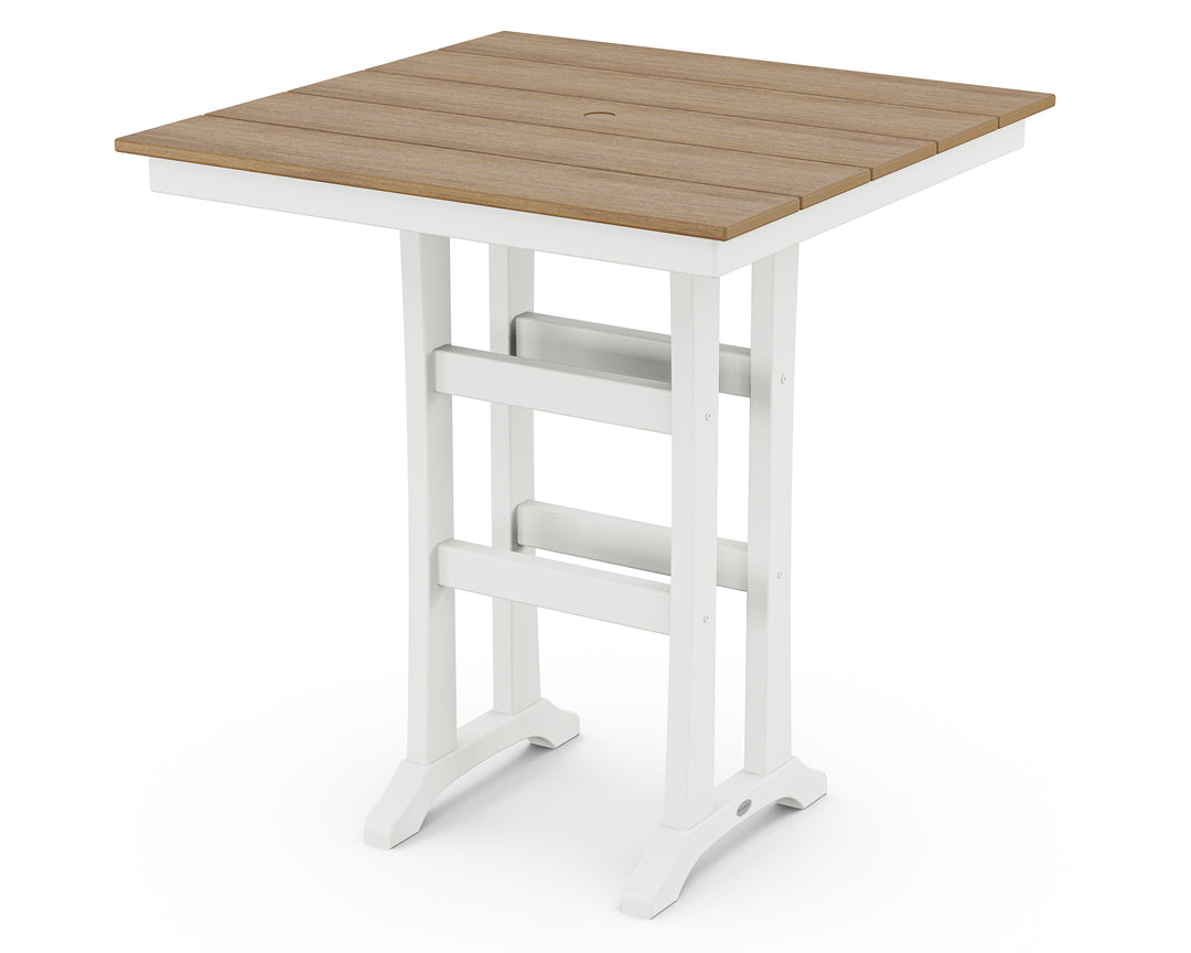 POLYWOOD® Farmhouse Trestle 37" Bar Table