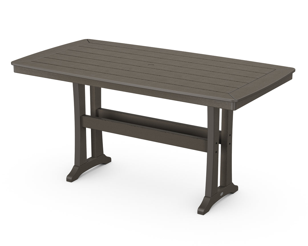 POLYWOOD® Nautical Trestle 38" x 73" Counter Table