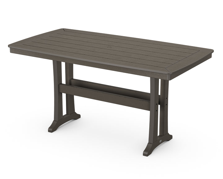 POLYWOOD® Nautical Trestle 38" x 73" Counter Table
