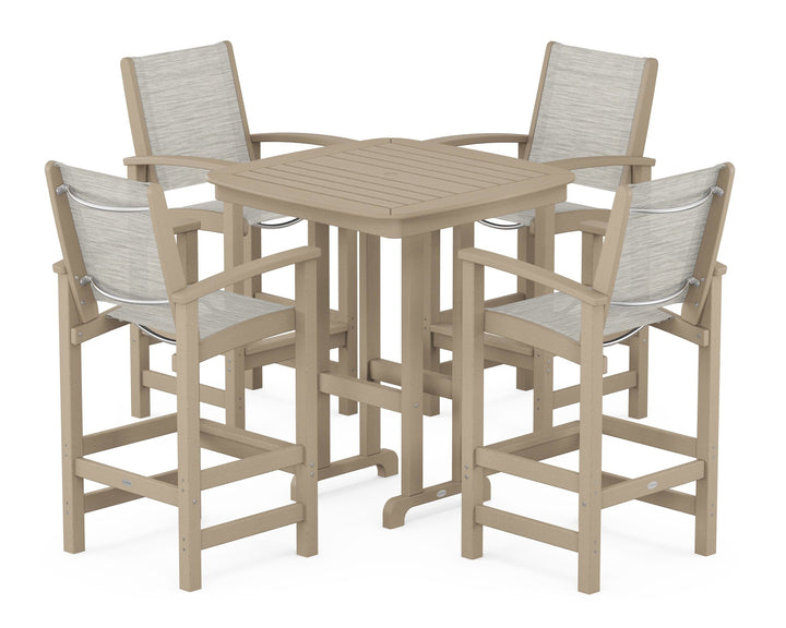 POLYWOOD® Coastal 5-Piece Bar Set