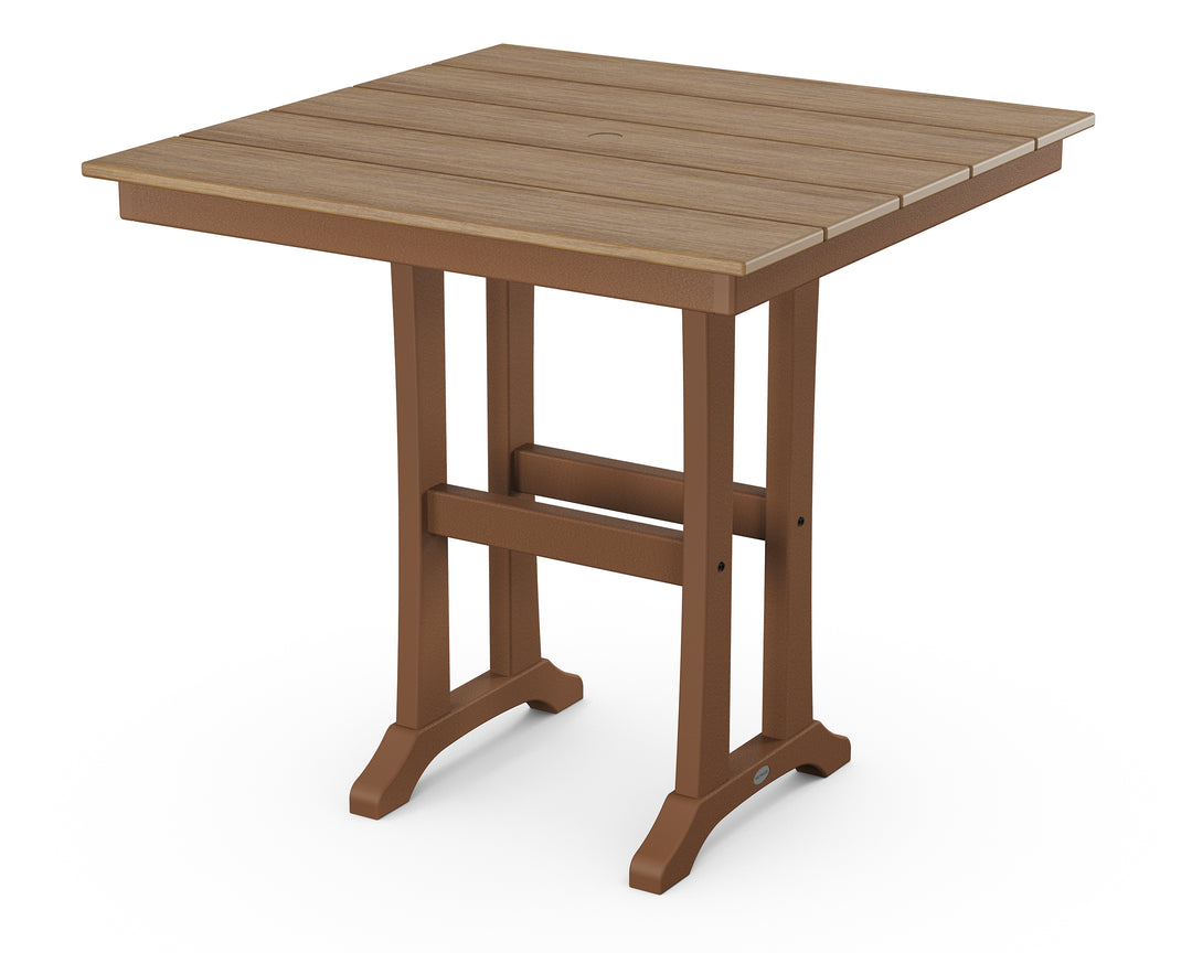 POLYWOOD® Farmhouse Trestle 37" Counter Table