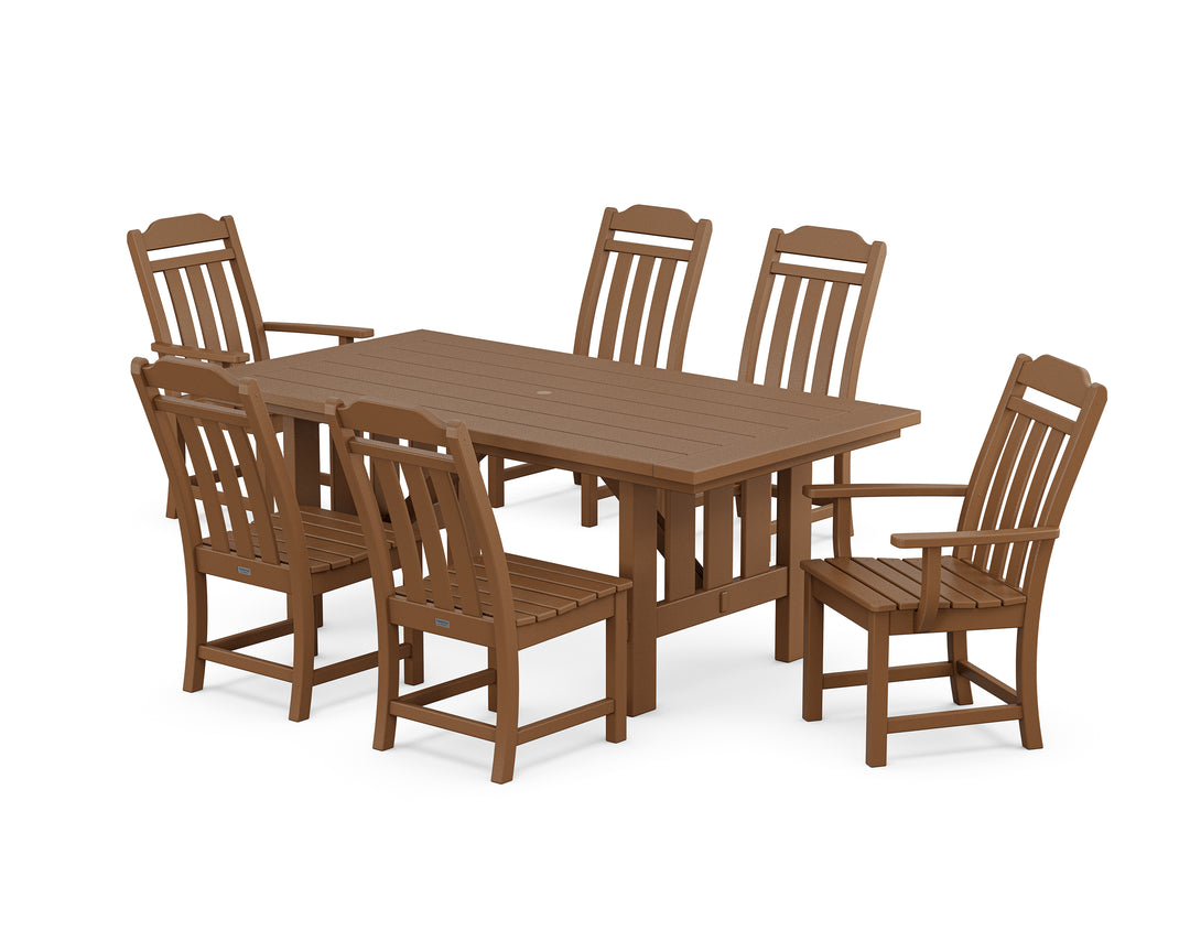 POLYWOOD® Cottage 7-Piece Dining Set with Mission Table