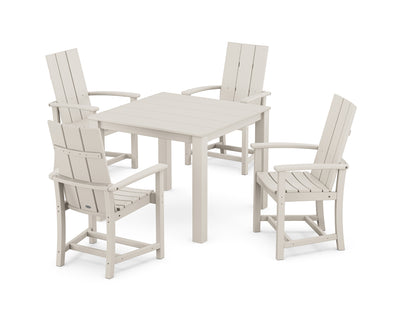 Modern Adirondack 5-Piece Parsons Dining Set