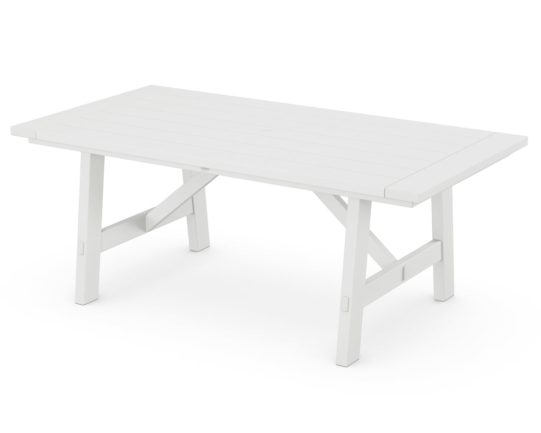 POLYWOOD® Rustic Farmhouse 39" x 75" Dining Table