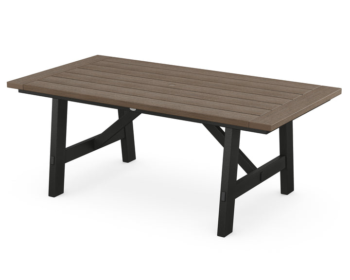 POLYWOOD® Rustic Farmhouse 39" x 75" Dining Table