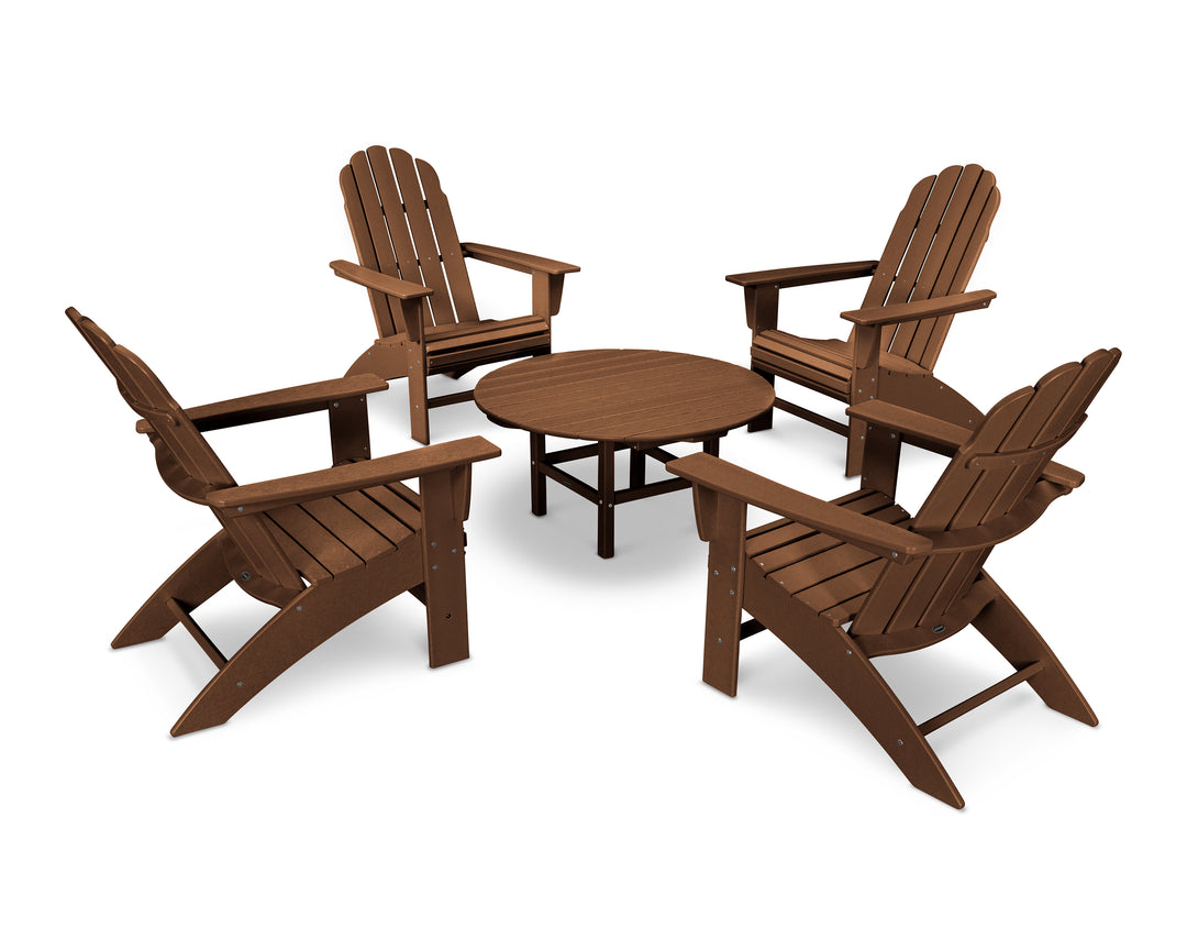 POLYWOOD® Vineyard 5-Piece Oversized Adirondack Set