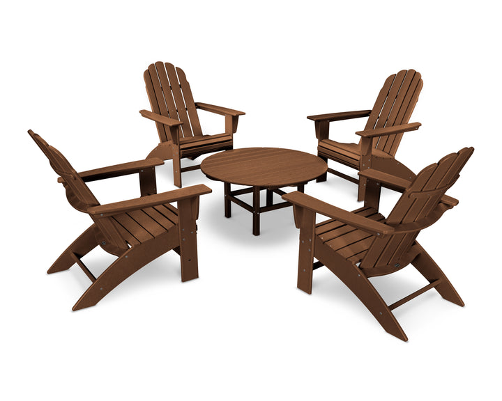 POLYWOOD® Vineyard 5-Piece Oversized Adirondack Set