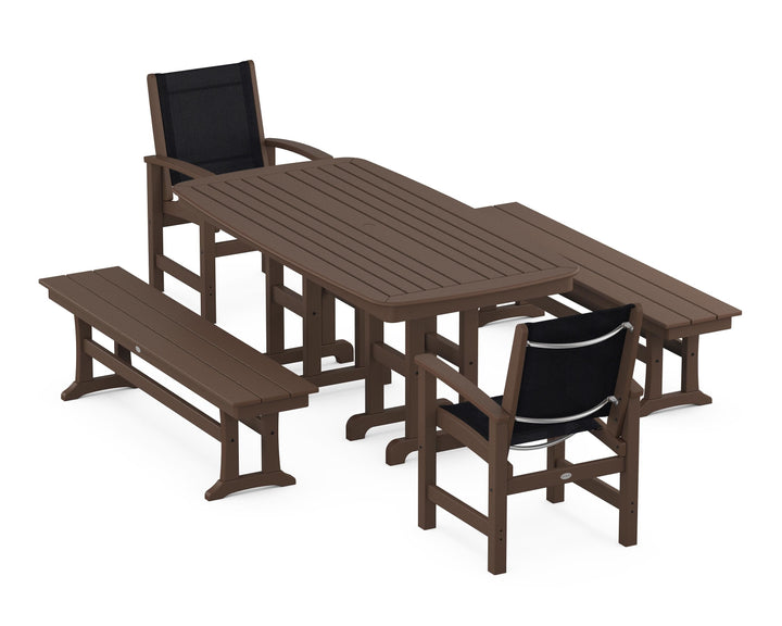 POLYWOOD® Coastal 5-Piece Dining Set