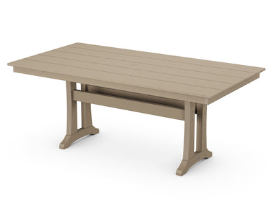 Farmhouse Trestle 37" x 72" Dining Table