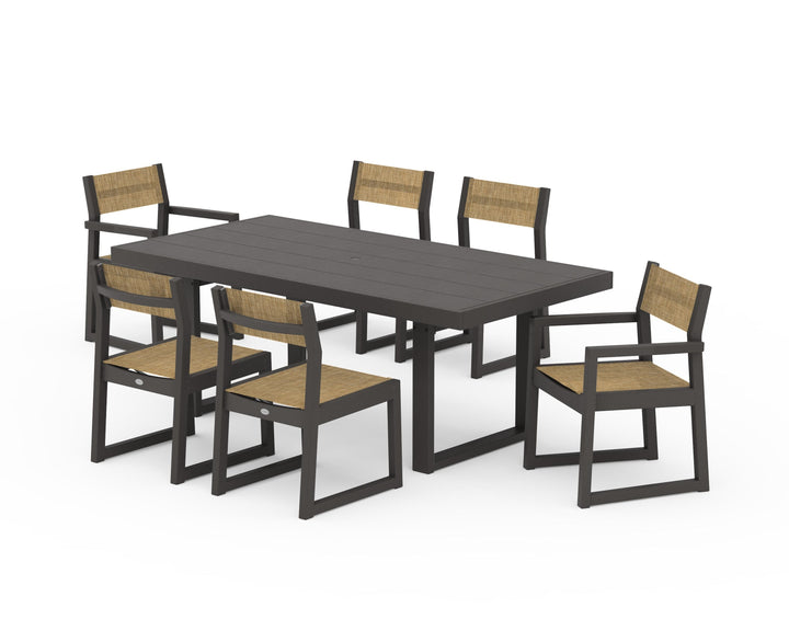 POLYWOOD® EDGE Sling 7-Piece Dining Set