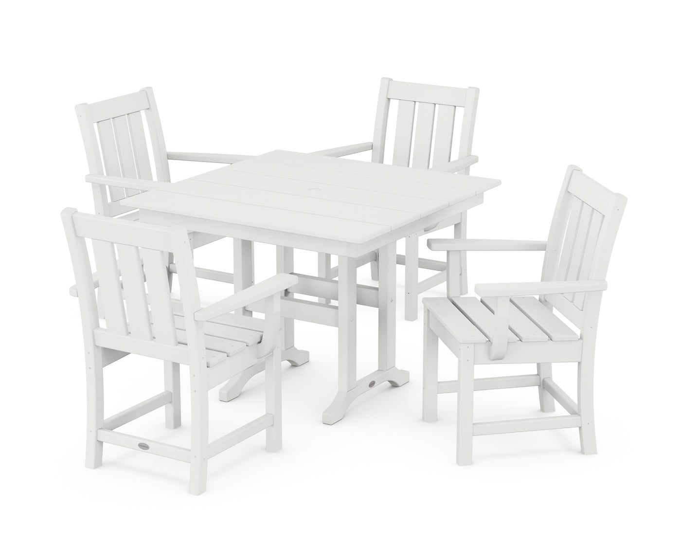 Oxford 5-Piece Farmhouse Dining Set