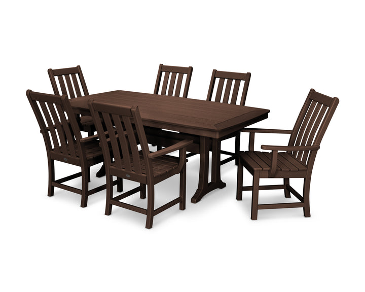POLYWOOD® Vineyard 7-Piece Arm Chair Dining Set
