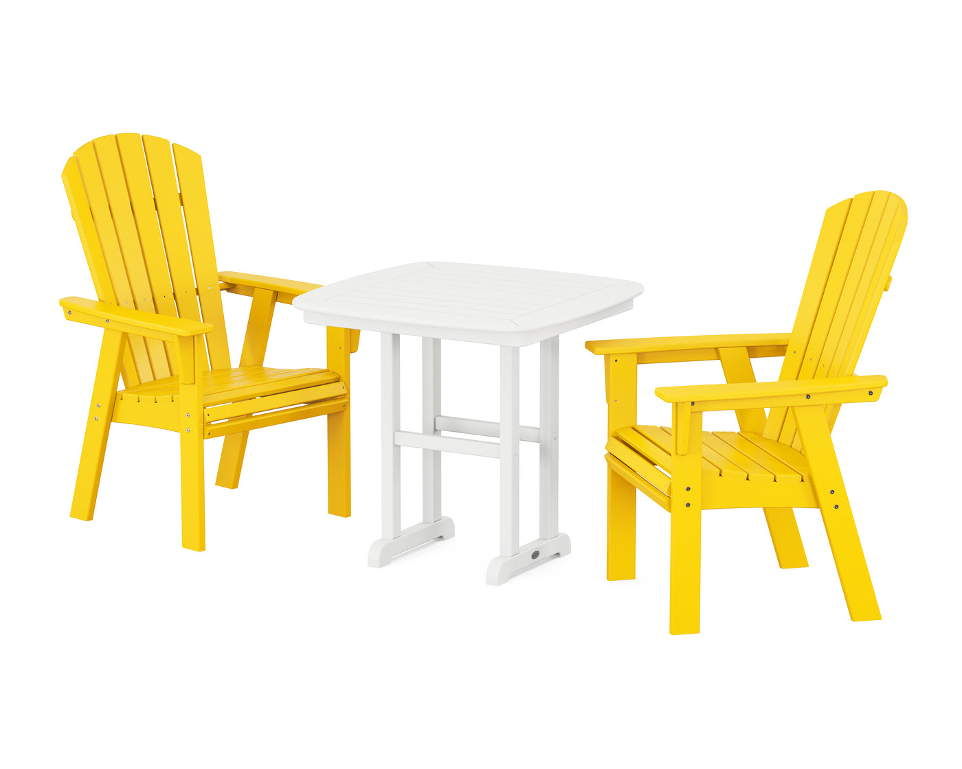 Nautical Adirondack 3-Piece Dining Set