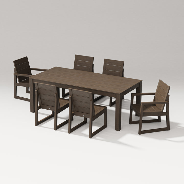 PW Designer Series Elevate 7-Piece Parsons Table Dining Set