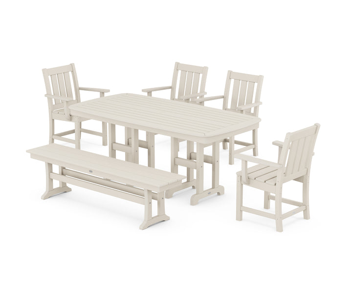 POLYWOOD® Oxford 6-Piece Dining Set with Bench