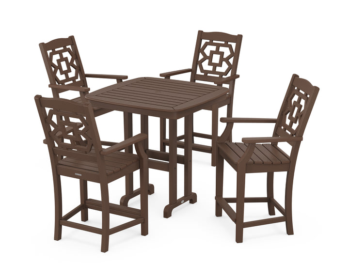 Martha Stewart by POLYWOOD® Chinoiserie 5-Piece Counter Set