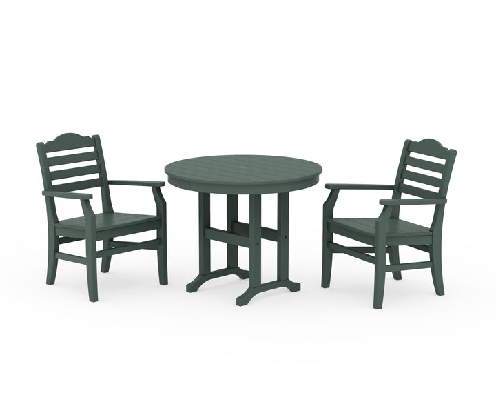 POLYWOOD® Savannah 3-Piece Farmhouse Dining Set