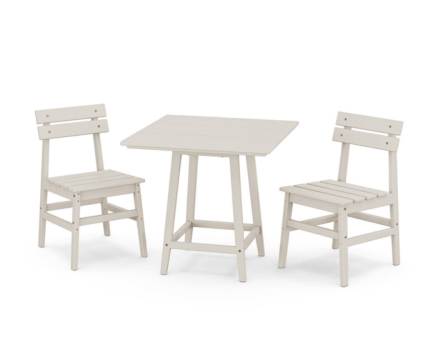 Modern Studio Plaza Chair 3-Piece Bistro Dining Set