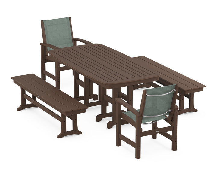 POLYWOOD® Coastal 5-Piece Dining Set