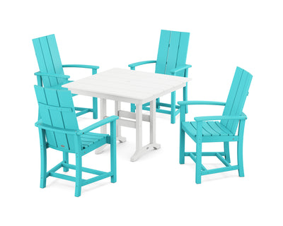 Modern Adirondack 5-Piece Farmhouse Dining Set