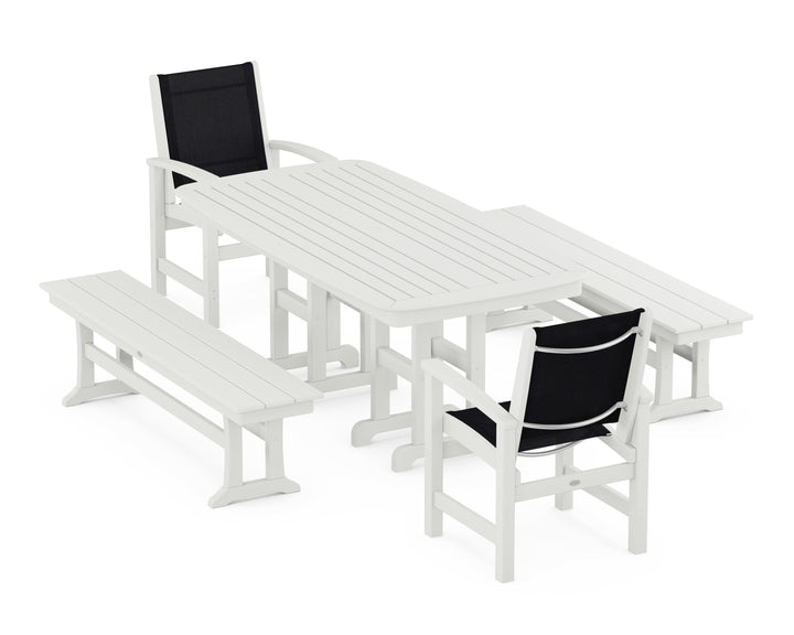 POLYWOOD® Coastal 5-Piece Dining Set