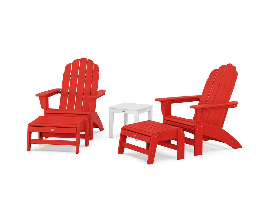 POLYWOOD® 5-Piece Vineyard Grand Adirondack Set