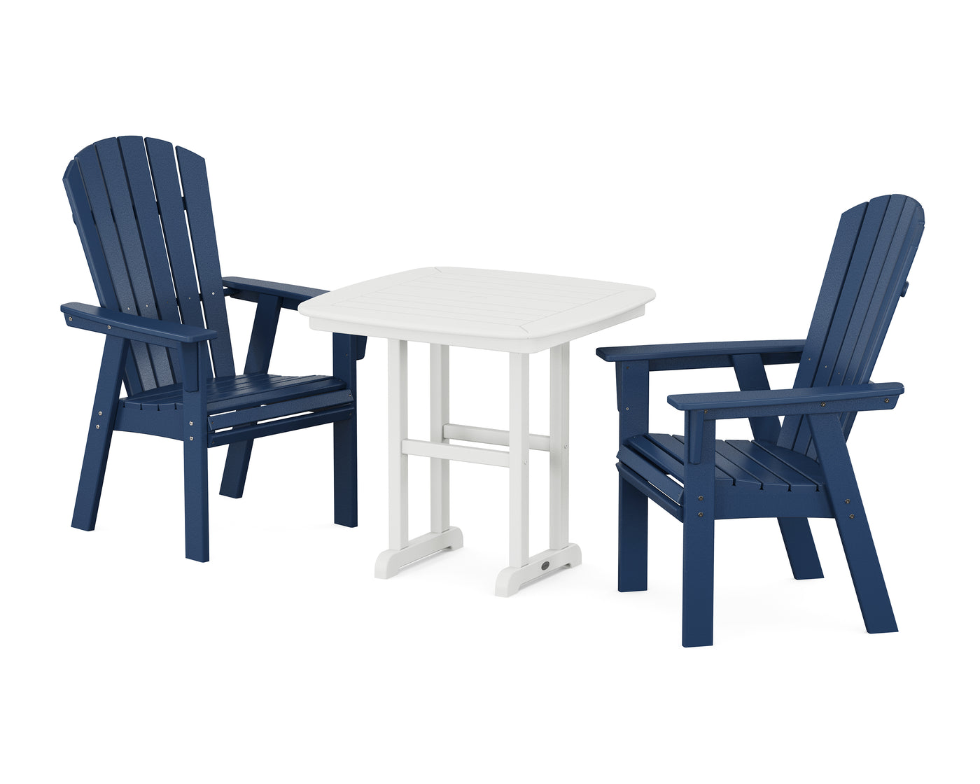 Nautical Adirondack 3-Piece Dining Set