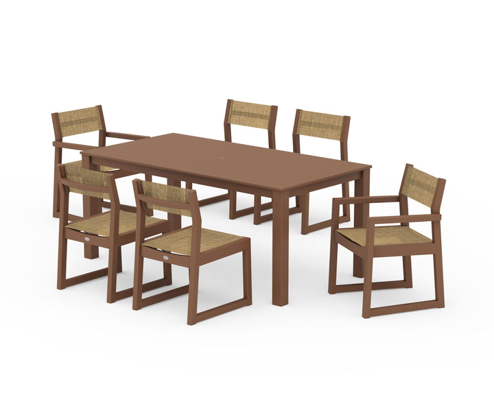 POLYWOOD® EDGE Sling 7-Piece Parsons Dining Set