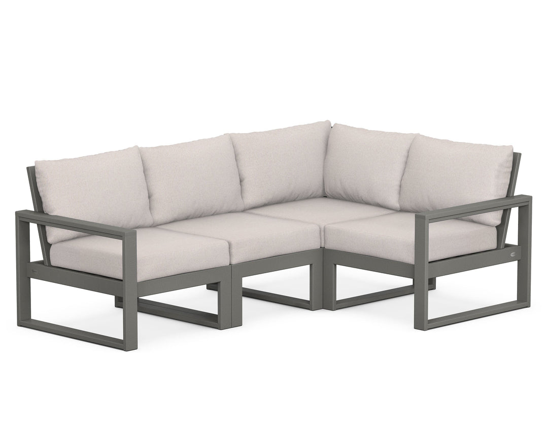 POLYWOOD® EDGE 4-Piece Modular Deep Seating Set