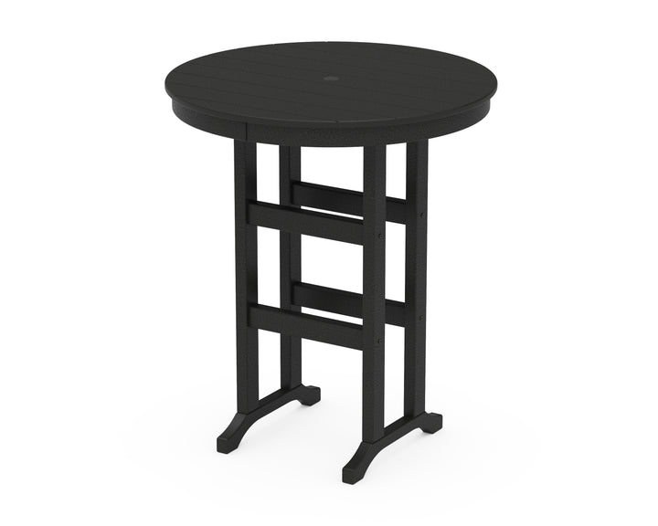 POLYWOOD® 36" Round Farmhouse Bar Table