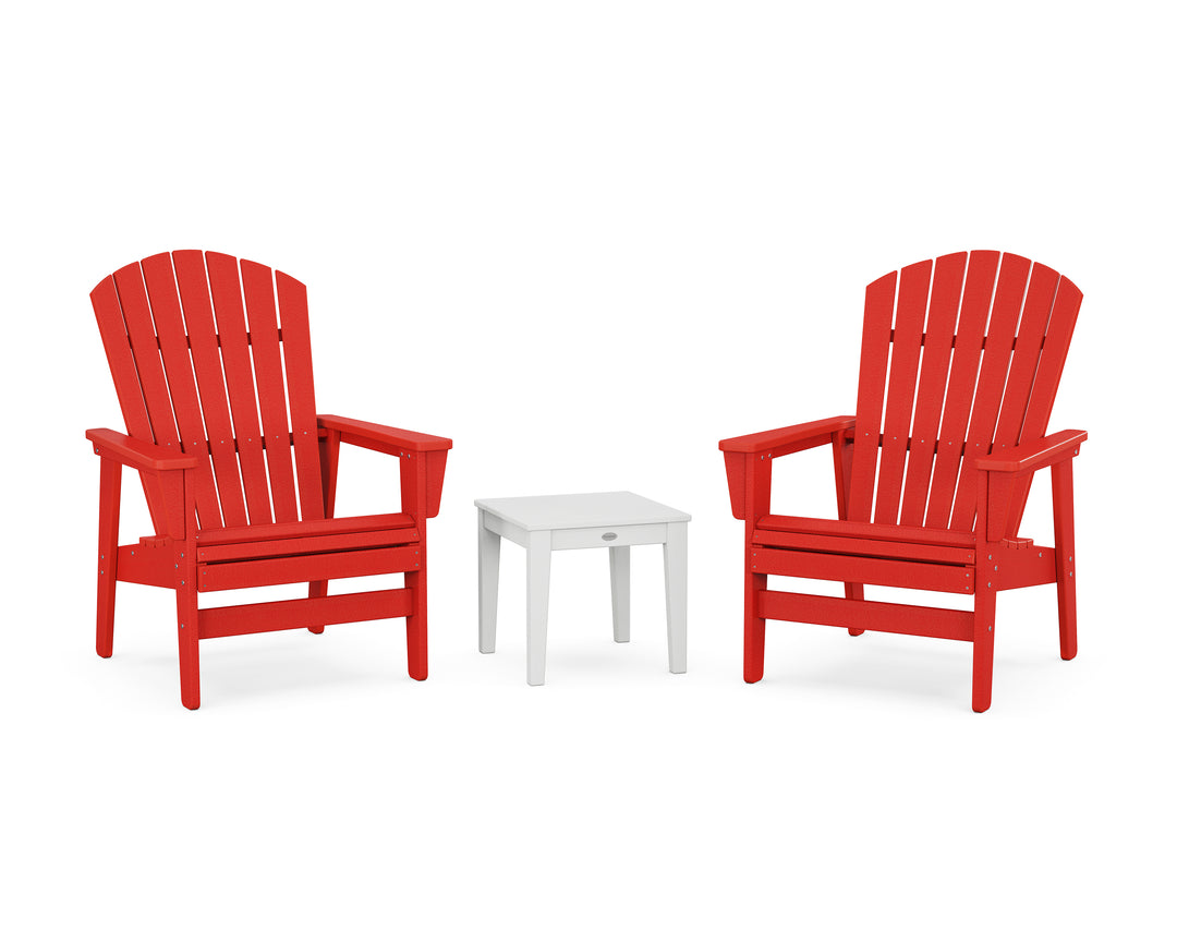 POLYWOOD® 3-Piece Nautical Grand Upright Adirondack Set