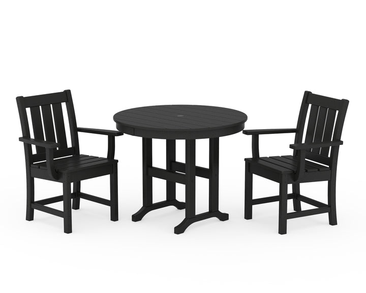 POLYWOOD® Oxford 3-Piece Farmhouse Dining Set