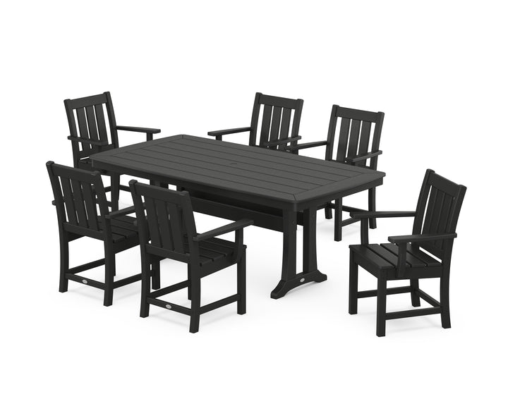 POLYWOOD® Oxford Arm Chair 7-Piece Dining Set with Trestle Legs