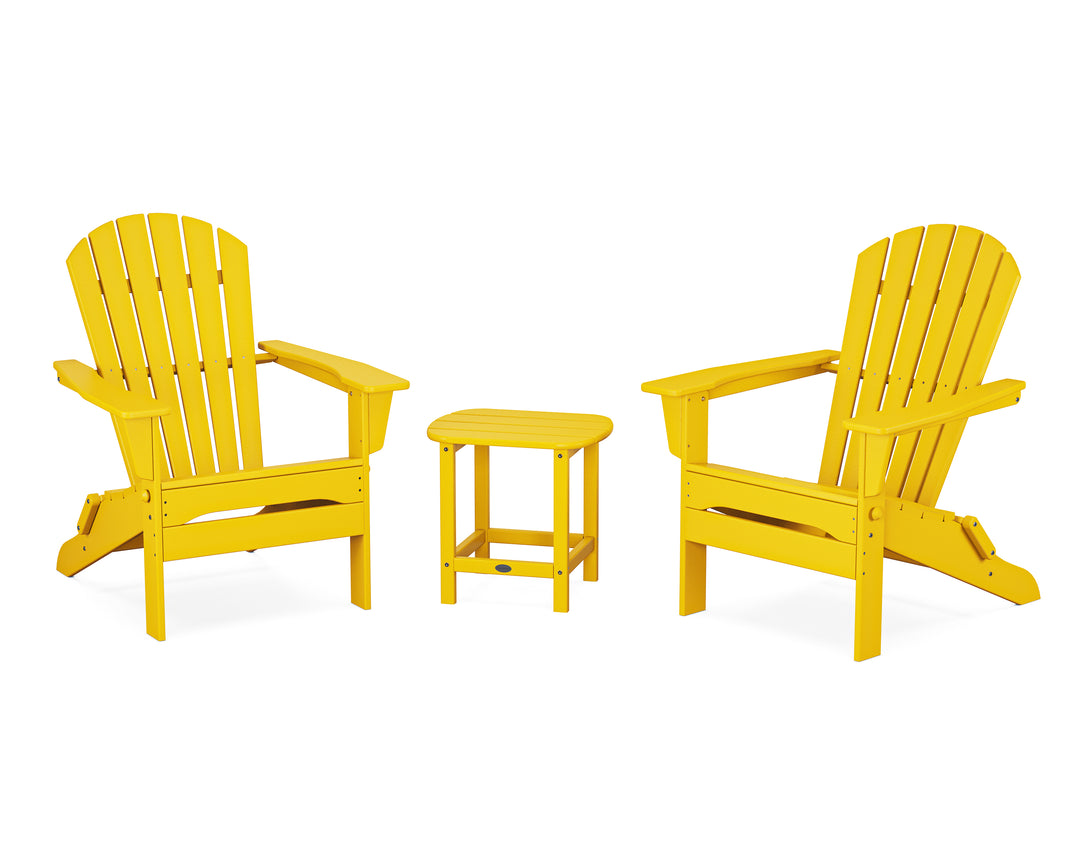 POLYWOOD® South Beach 3-Piece Folding Adirondack Set