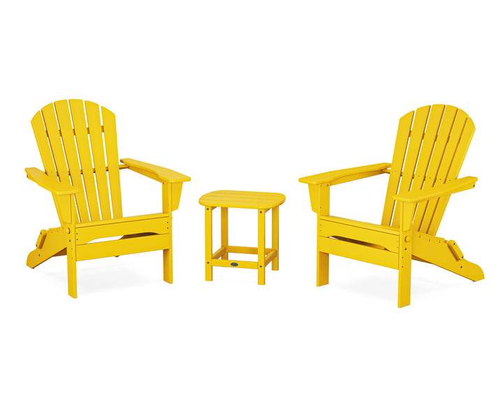 POLYWOOD® South Beach 3-Piece Folding Adirondack Set