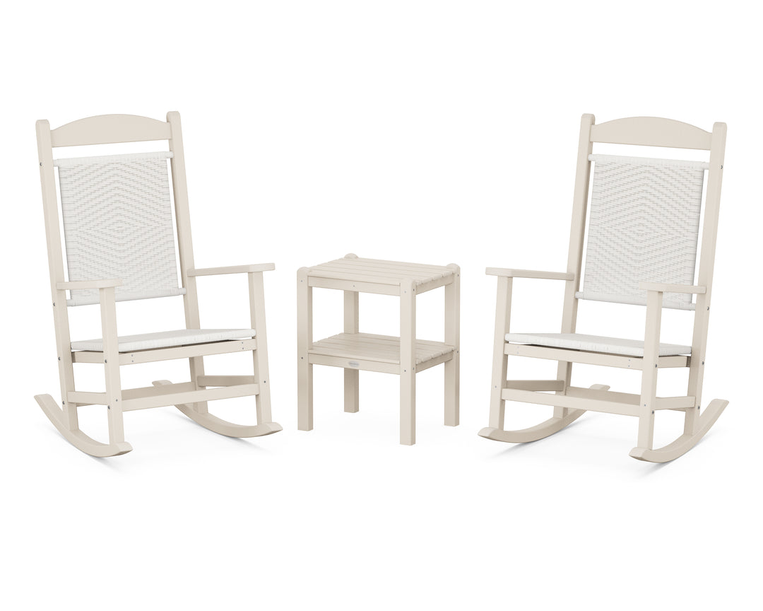 POLYWOOD® Presidential Woven Rocker 3-Piece Set
