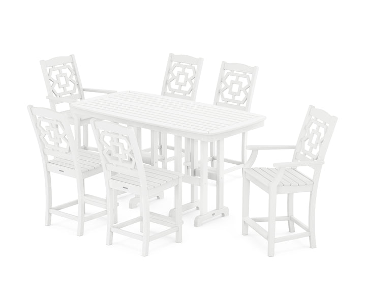 Martha Stewart by POLYWOOD® Chinoiserie 7-Piece Counter Set