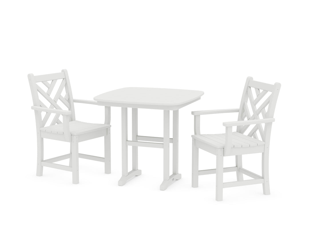 POLYWOOD® Chippendale 3-Piece Dining Set