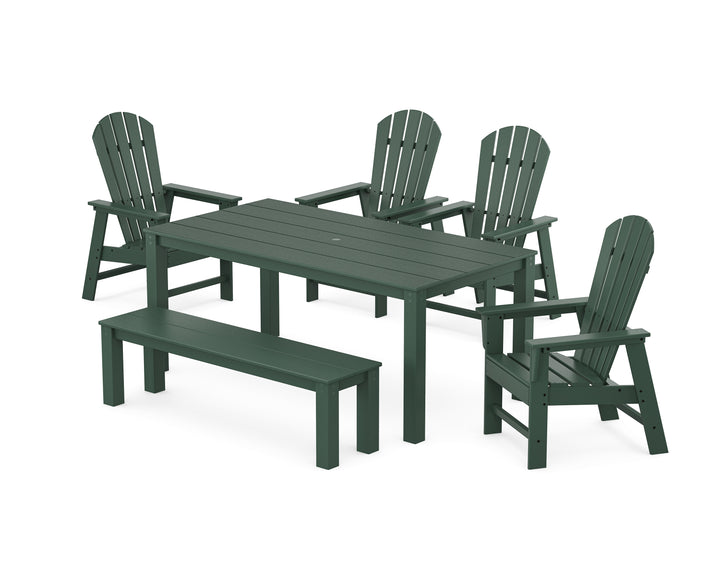 POLYWOOD® South Beach 6-Piece Parsons Dining Set with Bench