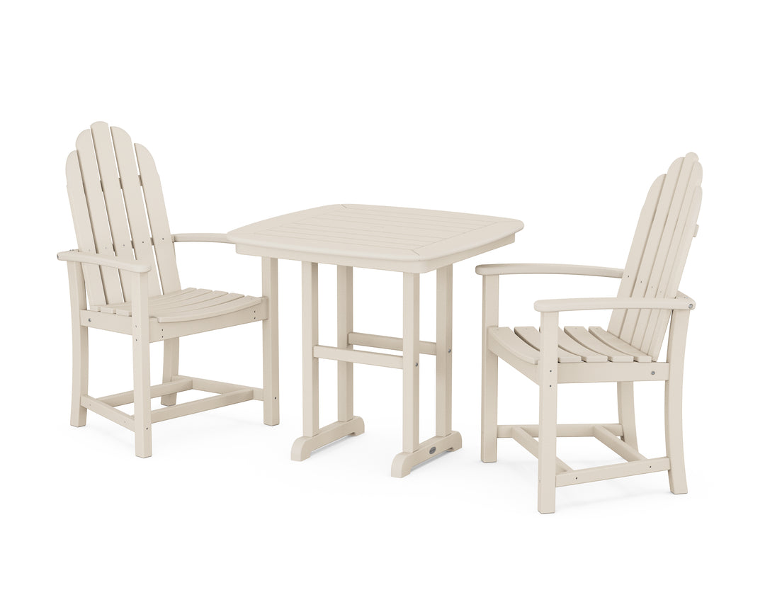 POLYWOOD® Classic Adirondack 3-Piece Dining Set