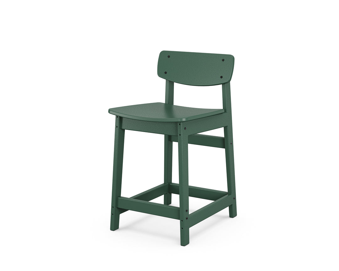 POLYWOOD® Modern Studio Urban Lowback Counter Chair