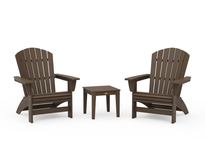 POLYWOOD® 3-Piece Nautical Grand Adirondack Set
