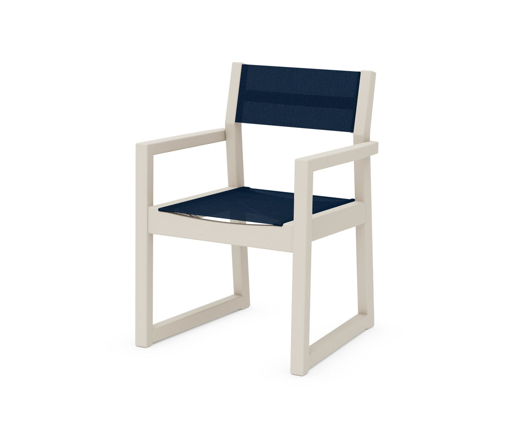 POLYWOOD® EDGE Sling Dining Arm Chair