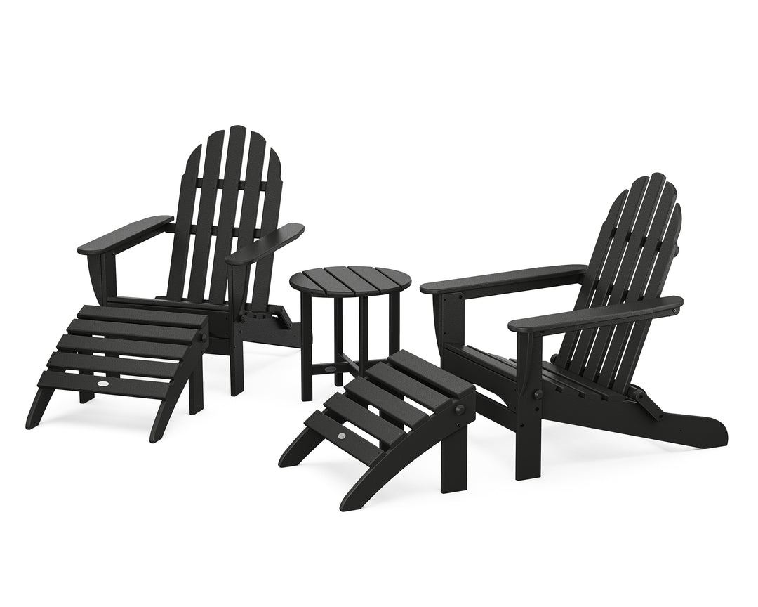 POLYWOOD® Classic Adirondack 5-Piece Casual Set