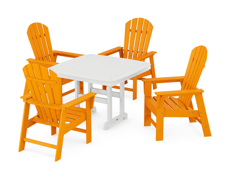 POLYWOOD® South Beach 5-Piece Dining Set with Trestle Legs