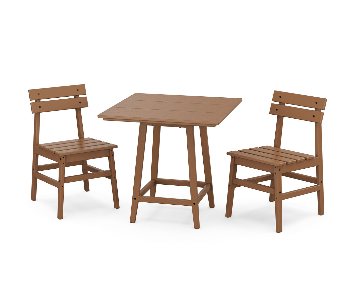 Modern Studio Plaza Chair 3-Piece Bistro Dining Set