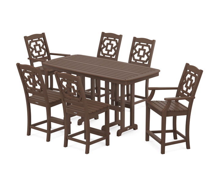 Martha Stewart by POLYWOOD® Chinoiserie 7-Piece Counter Set