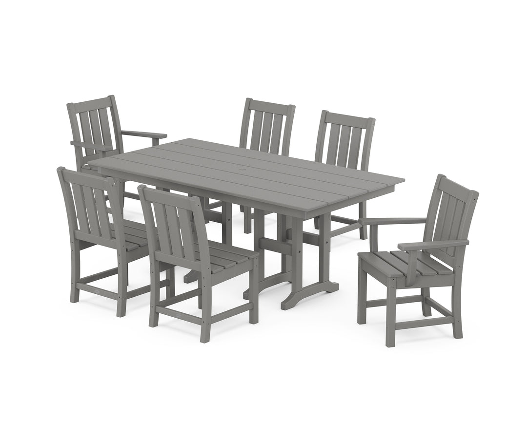 POLYWOOD® Oxford 7-Piece Farmhouse Dining Set