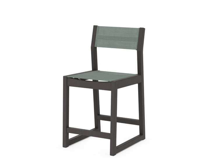 POLYWOOD® EDGE Sling Counter Side Chair
